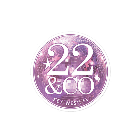 22&Co Disco Ball Sticker