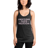 Unicorns Taste Delicious Women's Racerback Tank