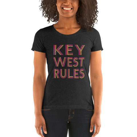 Key West Rules Ladies' short sleeve t-shirt