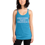 Unicorns Taste Delicious Women's Racerback Tank