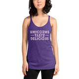 Unicorns Taste Delicious Women's Racerback Tank